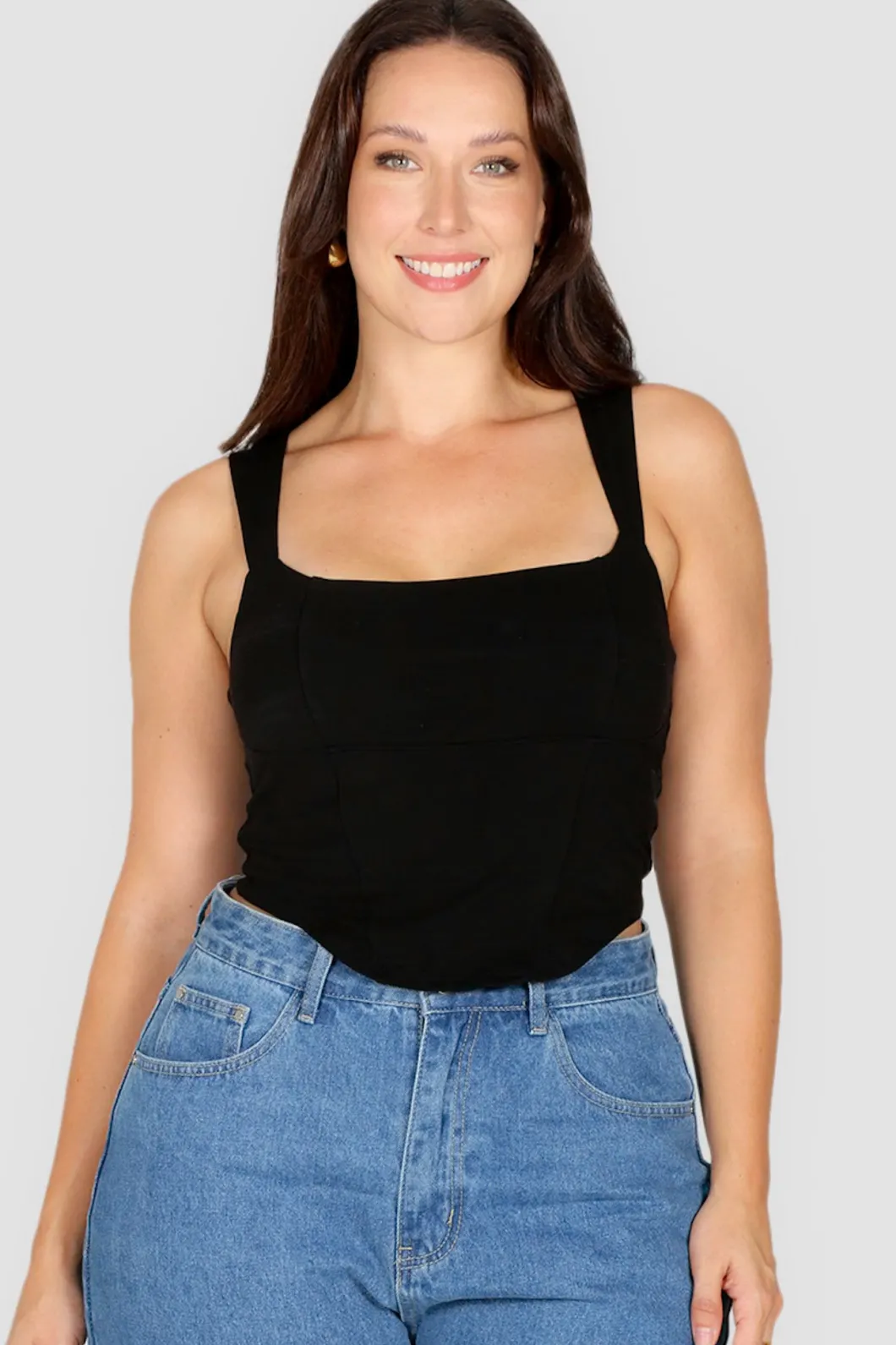 Fayt Tops | LEYNA TOP BLACK