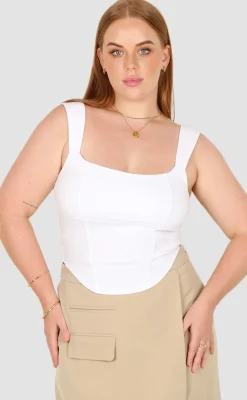 Fayt Tops | LEYNA TOP WHITE