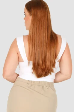 Fayt Tops | LEYNA TOP WHITE