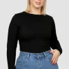 Fayt Tops | L/S BODYSUIT BLACK