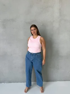 Fayt Tops | MALIBU TOP BABY PINK