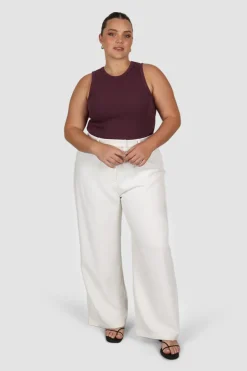 Fayt Tops | MALIBU TOP PLUM