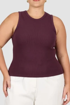 Fayt Tops | MALIBU TOP PLUM