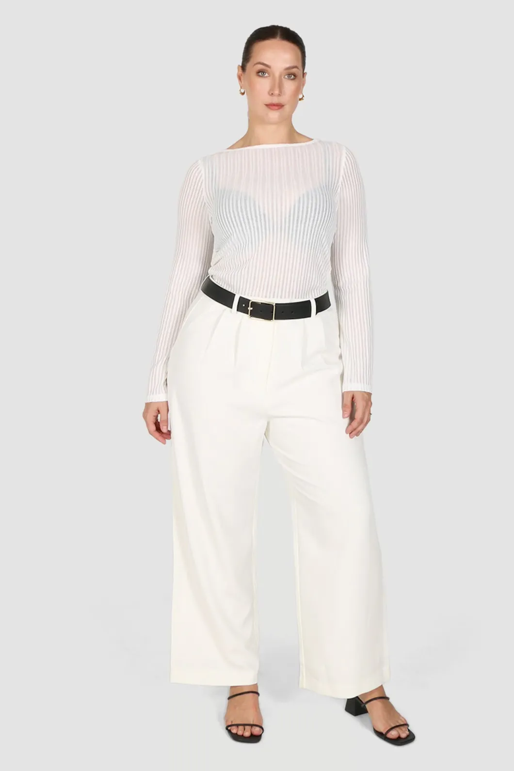 Fayt Tops | MARZA TOP WHITE