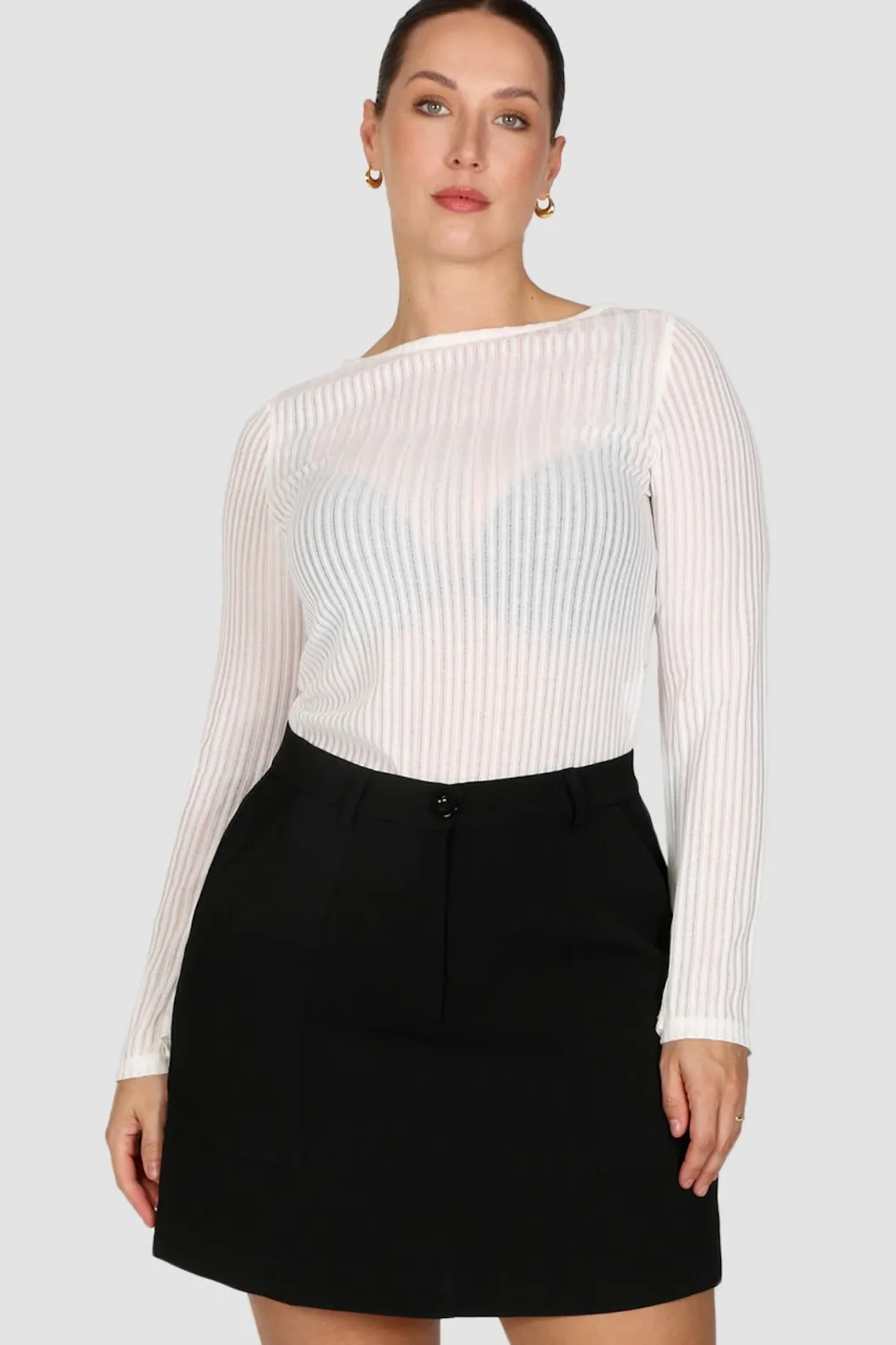 Fayt Tops | MARZA TOP WHITE