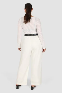 Fayt Tops | MARZA TOP WHITE