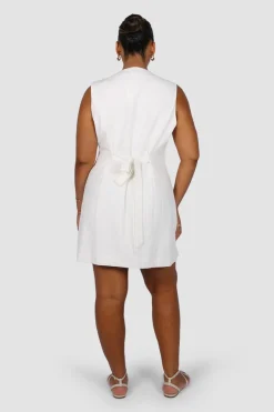 Fayt Dresses | Dresses | MAVEN BUTTON DRESS WHITE