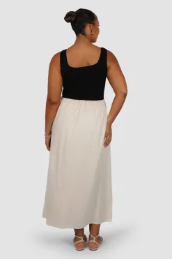 Fayt Dresses | Dresses | MYRA DRESS NEUTRAL/BLACK