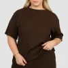 Fayt Tops | Sets | NOLYN RIB TEE ESPRESSO