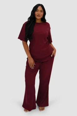 Fayt Tops | Sets | NOLYN RIB TEE WINE
