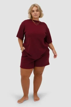 Fayt Tops | Sets | NOLYN RIB TEE WINE