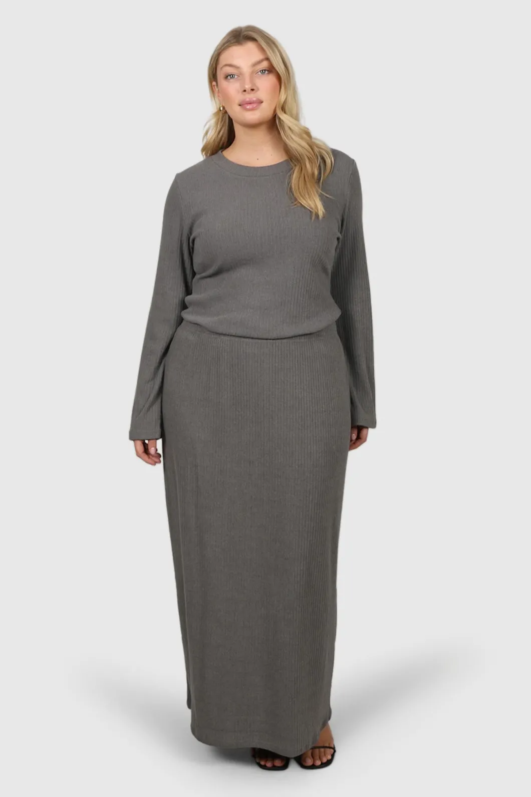 Fayt Skirts | Sets | PETRA SKIRT CHARCOAL