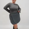 Fayt Skirts | PORTER SKIRT GREY