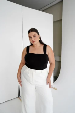 Fayt Tops | QUINN FULL LENGTH TOP BLACK