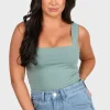 Fayt Tops | QUINN FULL LENGTH TOP SOFT GREEN