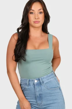 Fayt Tops | QUINN FULL LENGTH TOP SOFT GREEN