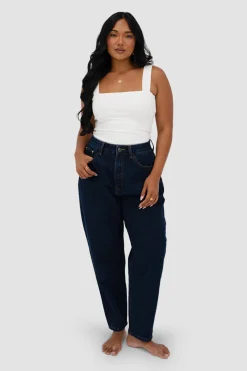 Fayt Tops | QUINN FULL LENGTH TOP WHITE