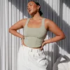 Fayt Tops | RATA DEEP CUP TOP SAGE