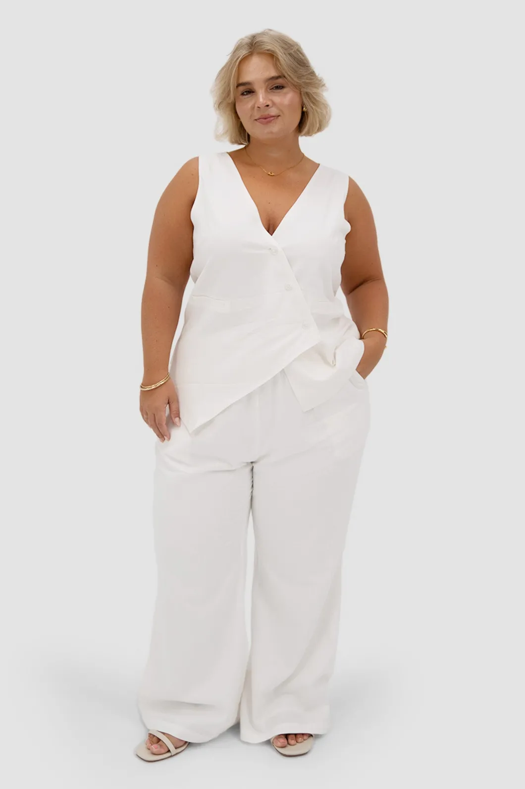 Fayt Sets | RAYA PANTS WHITE