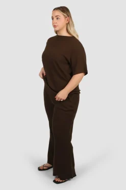 Fayt Sets | RAYLN RIB PANTS ESPRESSO