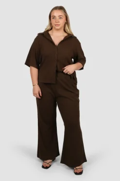 Fayt Sets | RAYLN RIB PANTS ESPRESSO