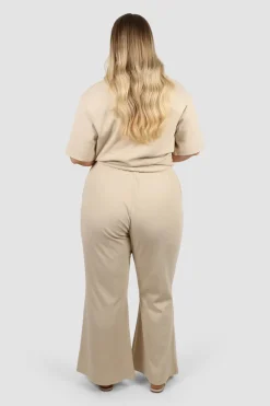 Fayt Sets | RAYLN RIB PANTS VANILLA