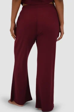 Fayt Sets | RAYLN RIB PANTS WINE