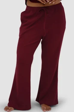 Fayt Sets | RAYLN RIB PANTS WINE