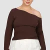 Fayt Tops | Jackets, Knits & Coats | RUMI RIB TOP ESPRESSO