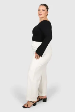 Fayt Tops | Jackets, Knits & Coats | RYLIE KNIT TOP BLACK