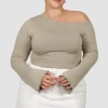 Fayt Tops | RYLIE KNIT TOP ECRU