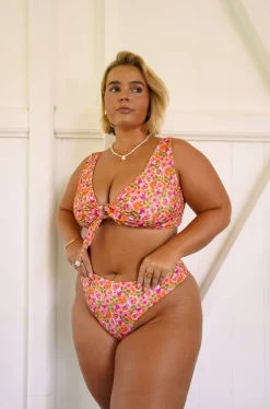 Fayt Swimwear | SANTINO MID RISE BOTTOM FLEUR