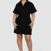 Fayt Dresses | Dresses | SAVEIRA DENIM DRESS BLACKOUT