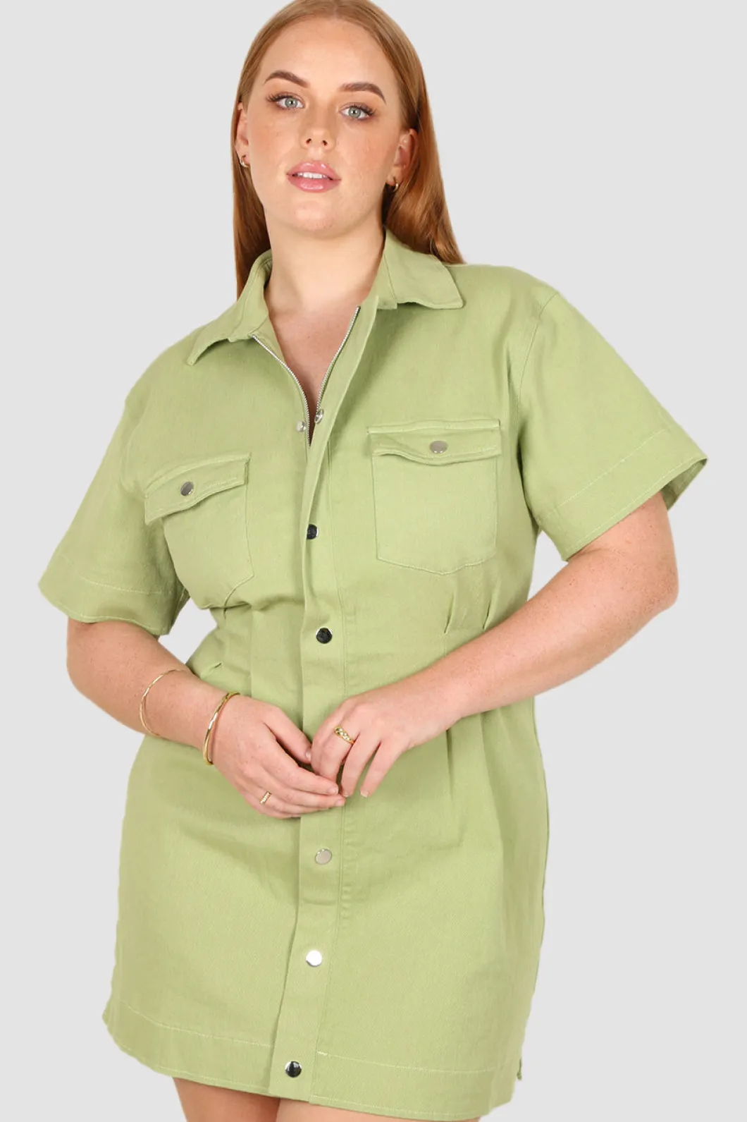 Fayt Denim | Jeans | SAVEIRA DENIM DRESS PISTACHIO