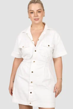 Fayt Denim | Jeans | SAVEIRA DENIM DRESS WHITE