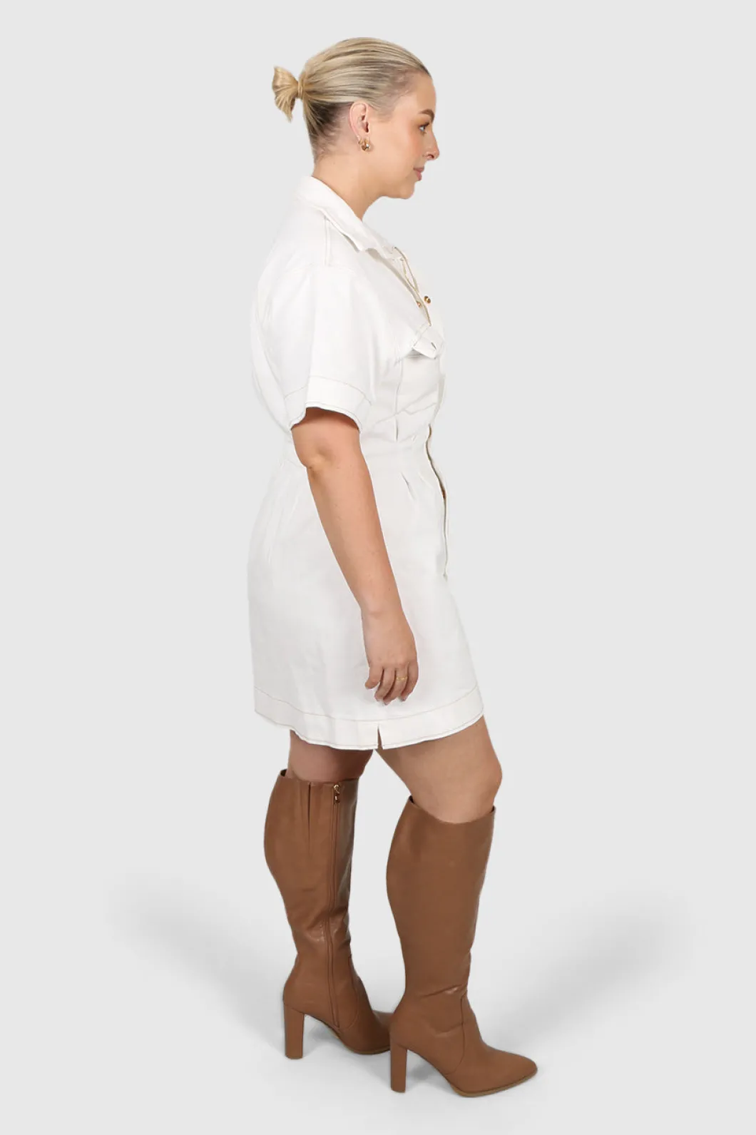 Fayt Denim | Jeans | SAVEIRA DENIM DRESS WHITE