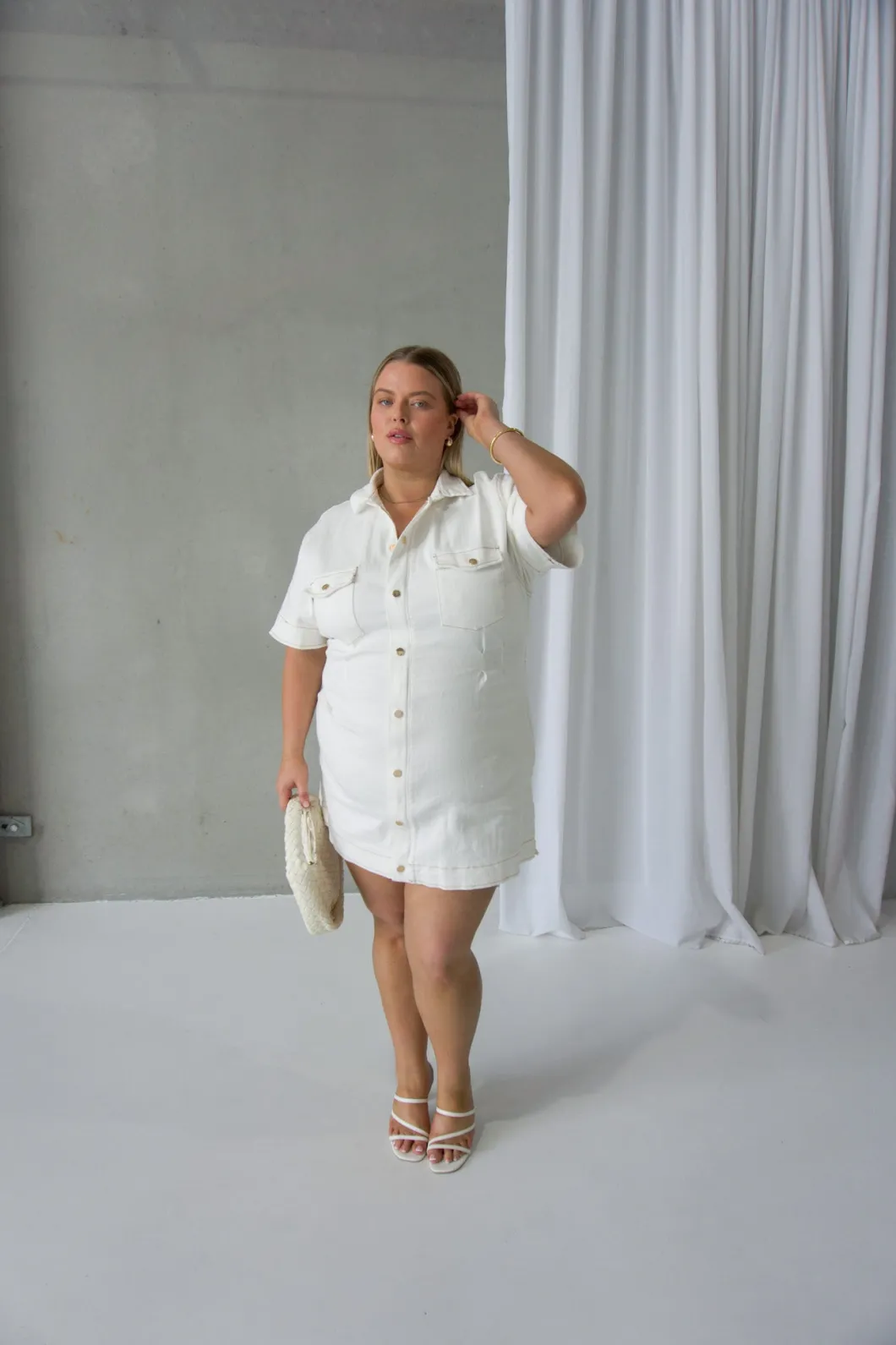 Fayt Denim | Jeans | SAVEIRA DENIM DRESS WHITE