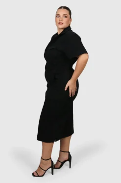 Fayt Denim | Jeans | SAVEIRA DENIM MIDI DRESS BLACKOUT