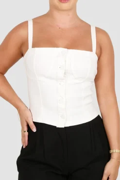 Fayt Denim | Jeans | SIREN DENIM TOP WHITE