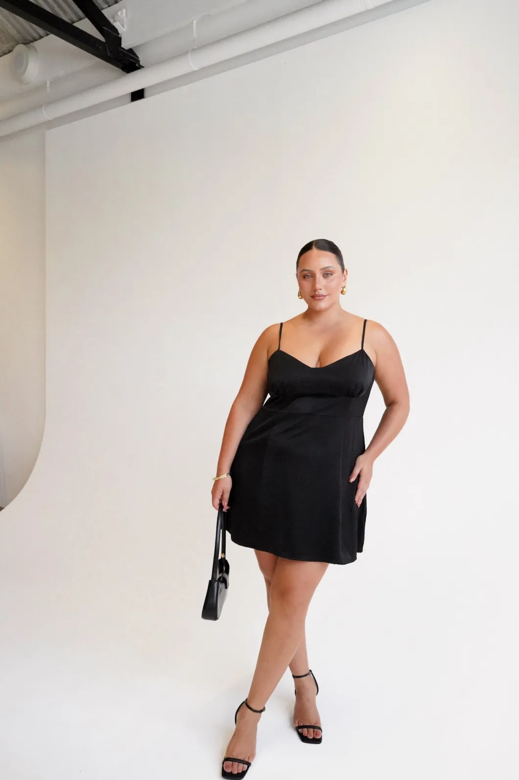 Fayt Dresses | Dresses | SOFIA SILKY SLIP MINI DRESS BLACK