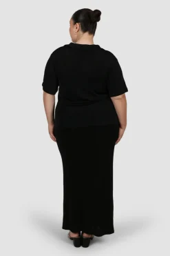 Fayt Skirts | SOLA SKIRT BLACK