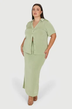 Fayt Skirts | SOLA SKIRT SOFT GREEN