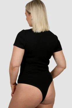 Fayt Tops | S/S BODYSUIT BLACK