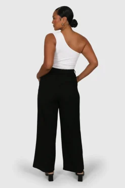 Fayt Tops | SULLIVAN ONE SHOULDER TOP WHITE