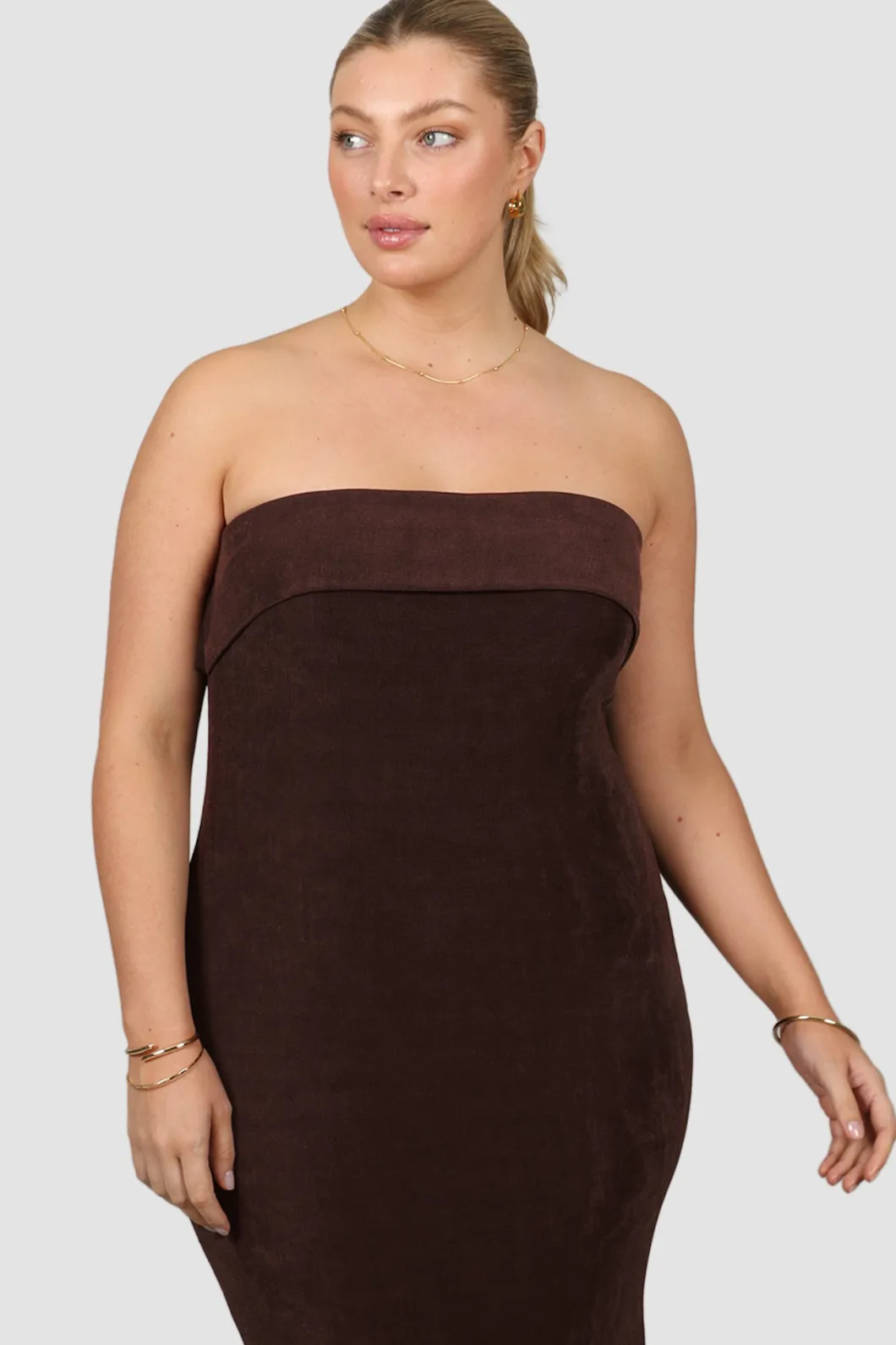 Fayt Dresses | Dresses | SURI MIDI DRESS ESPRESSO