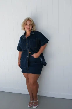 Fayt Denim | Jeans | TAYO DENIM SKIRT MIDNIGHT BLUE