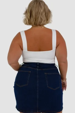 Fayt Denim | Jeans | TAYO DENIM SKIRT MIDNIGHT BLUE