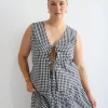 Fayt Tops | Sets | TORBIN TOP B&W GINGHAM