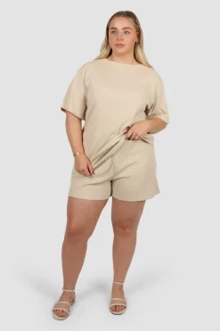 Fayt Shorts | Sets | TORLA RIB SHORTS VANILLA