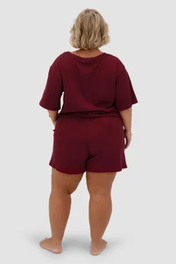 Fayt Sets | TORLA RIB SHORTS WINE